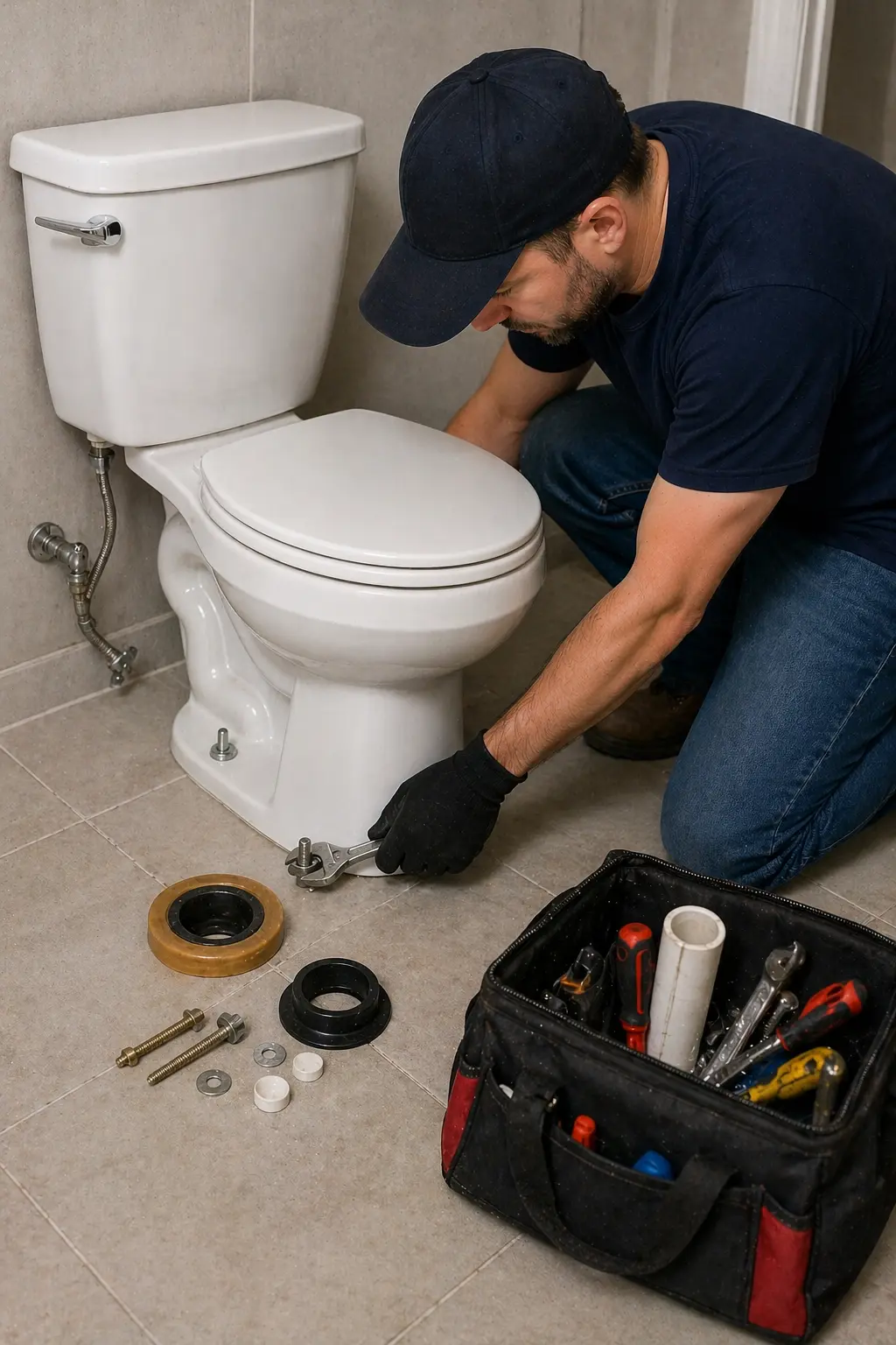 Toilet repair and installation Midland Ontario